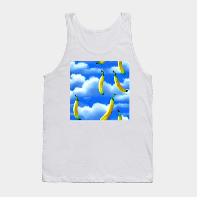 Flying Yellow Bananas are Everywhere! Tank Top by drumweaver